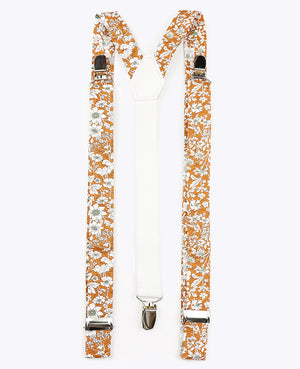 Hosenträger Liberty Orange Herren Baumwolle «Clovis»