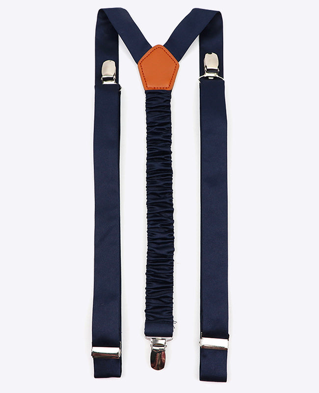 Hosenträger Herren Blau n°1 aus Polyester «Ernest»