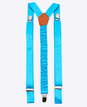 Hosenträger Herren Blau n°3 aus Polyester «Ernest»