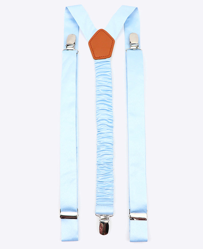 Hosenträger Blau n°6 Herren aus Polyester «Ernest»