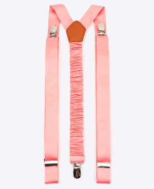 Hosenträger Rosa Nr. 3 aus Polyester für Herren «Ernest»