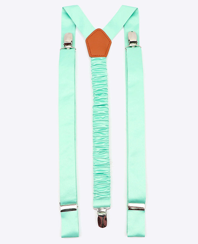 Hosenträger Grün n°2 aus Polyester für Herren «Ernest»
