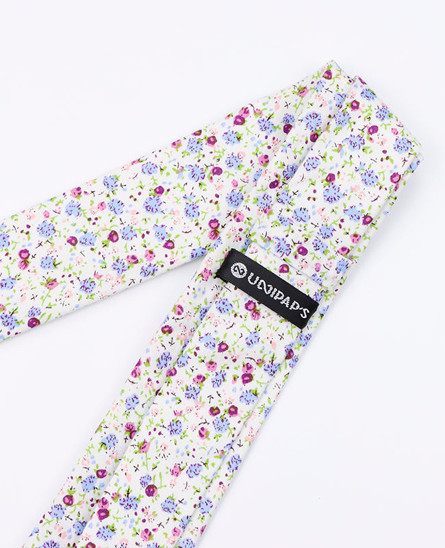 Krawatte Liberty Grau Herren Baumwolle Gaspard 