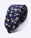 Krawatte Liberty Blau n°13 Herren aus Baumwolle | Gaspard - Unipap's