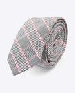 Krawatte Tartan Grau n°2 Herren aus Baumwolle | Marcel - Unipap's