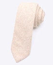Krawatte Beige n°2 Herren aus Wolle | Claude - Unipap's