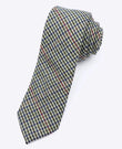 Krawatte Tartan Grau Nr. 9 Herren aus Wolle | Nobert - Unipap's