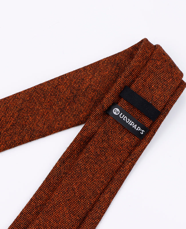 Krawatte Orange Herren aus Wolle | Claude - Unipap's