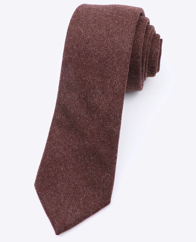 Krawatte Rot Nr. 3 Herren aus Wolle | Claude - Unipap's