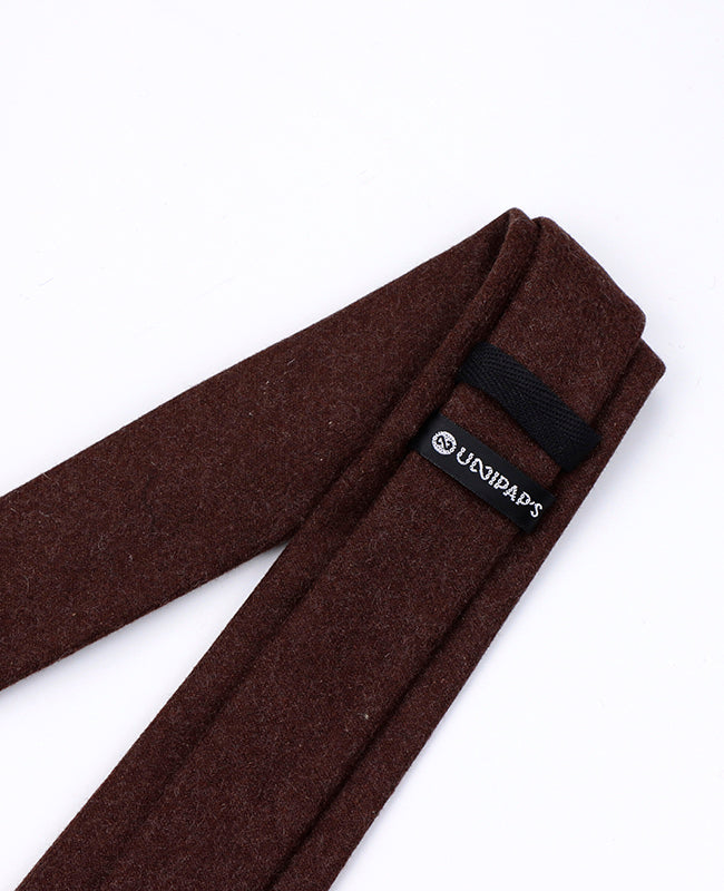 Krawatte Rot Nr. 3 Herren aus Wolle | Claude - Unipap's