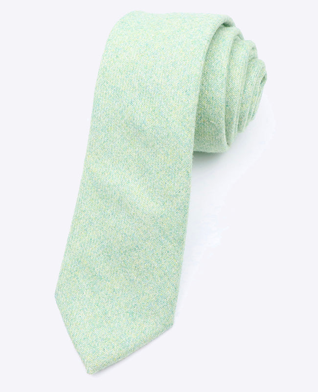 Krawatte Grün Nr. 1 Herren aus Wolle | Claude - Unipap's