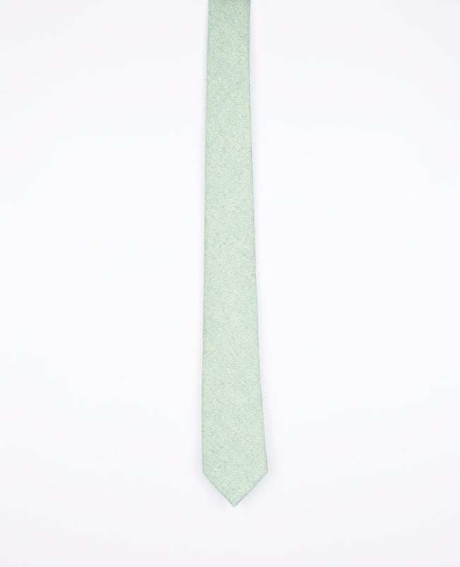 Krawatte Grün n°1 Herr aus Wolle 