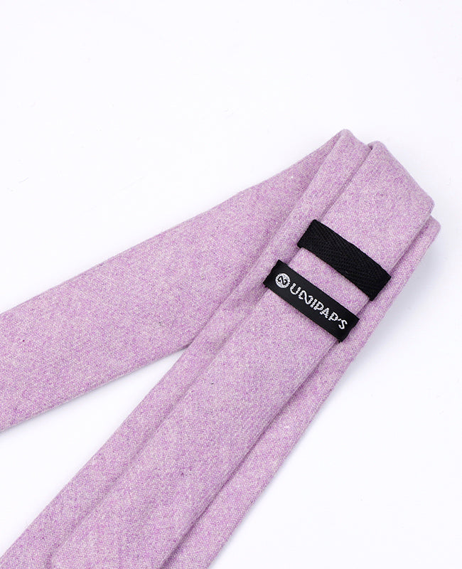 Krawatte Violett Herr aus Wolle 