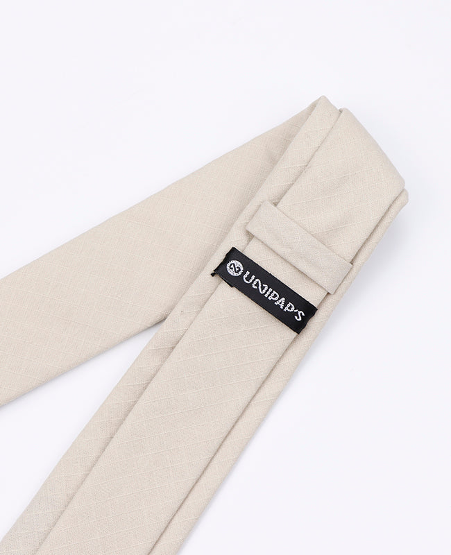 Krawatte Beige aus Baumwolle 