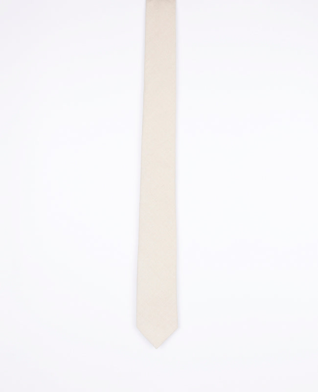 Krawatte Beige aus Baumwolle | Oscar - Unipap's
