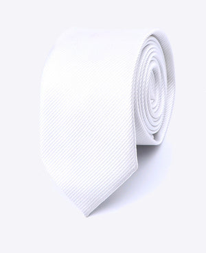 Krawatte Weiß Herren aus Polyester | Lucien - Unipap's