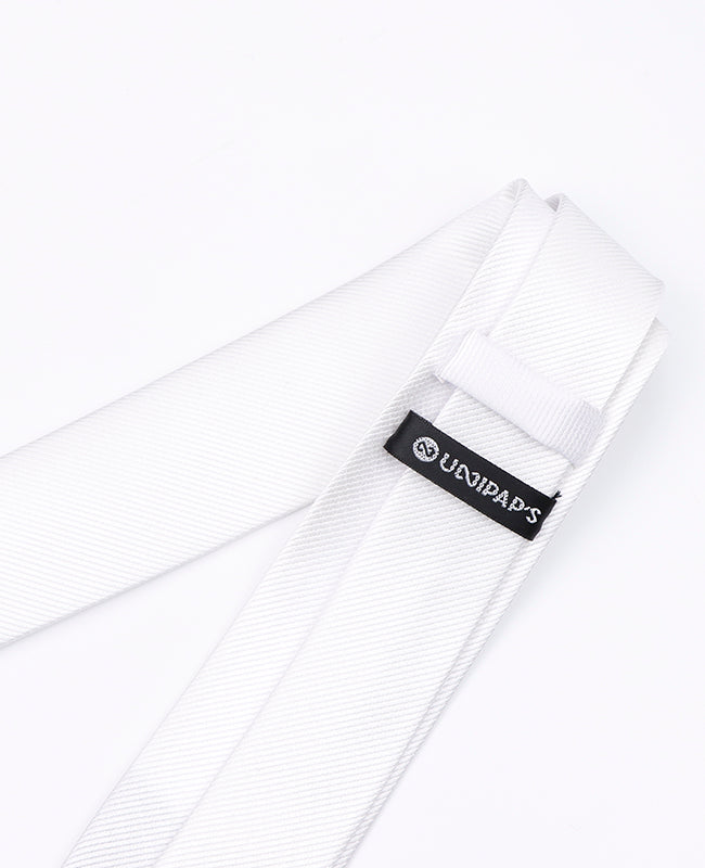 Krawatte Weiß Herren Polyester | Lucien - Unipap's