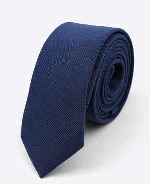 Krawatte Blau n°1 Herren aus Baumwolle | Edgard - Unipap's