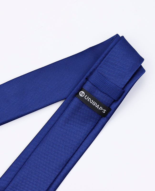 Krawatte Blau Nr. 2 Herren aus Polyester | Lucien - Unipap's
