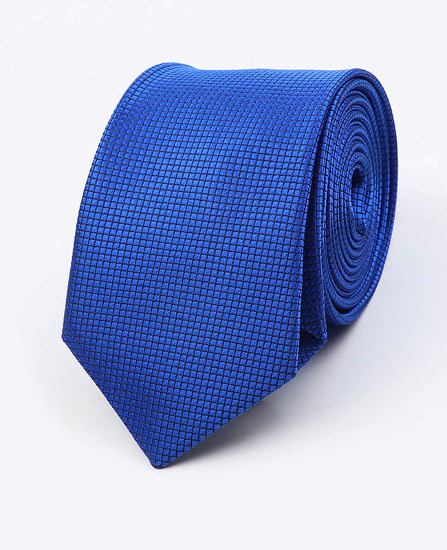 Krawatte Blau n°2 Herren Polyester | Martin - Unipap's