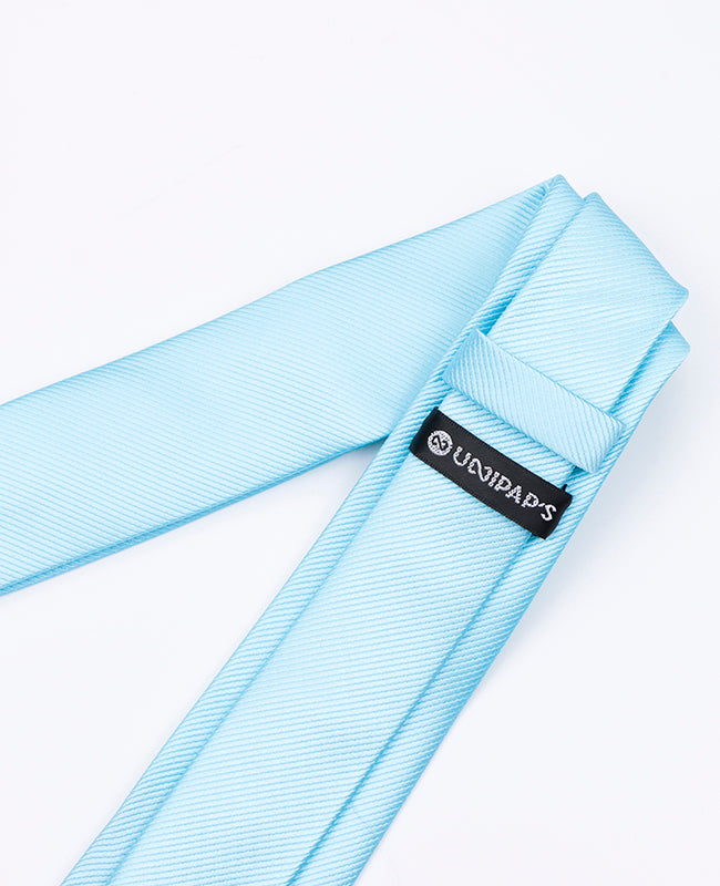 Krawatte Blau Nr. 4 Herren aus Polyester | Lucien - Unipap's