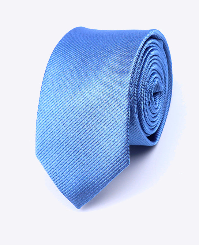 Krawatte Blau Nr. 5 Herren aus Polyester «Lucien»