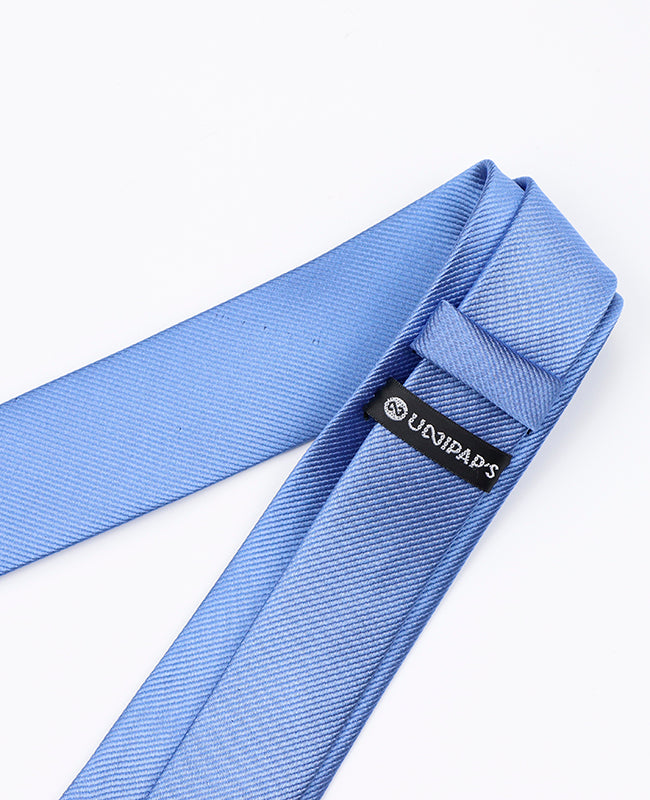 Krawatte Blau n°5 Herren Polyester | Lucien - Unipap's