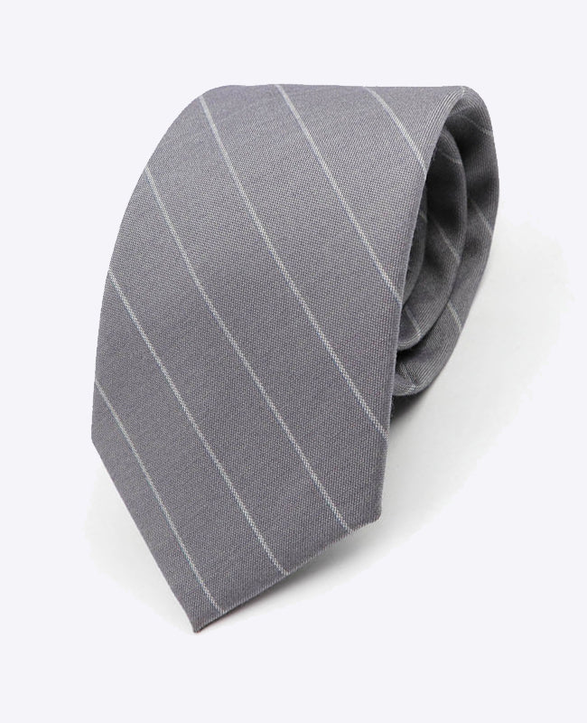 Krawatte Grau Nr. 1 Herren aus Polyester | Gaston - Unipap's