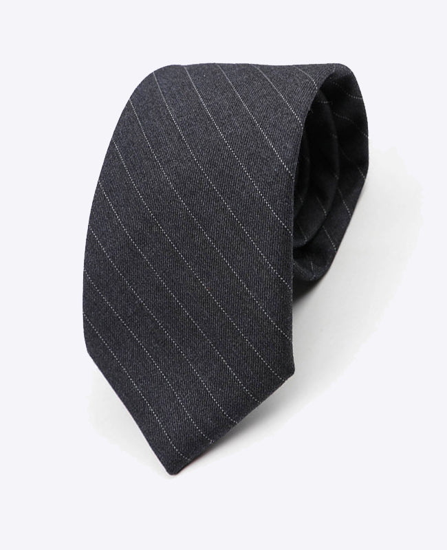 Krawatte Grau Nr. 2 Herren aus Polyester | Gaston - Unipap's