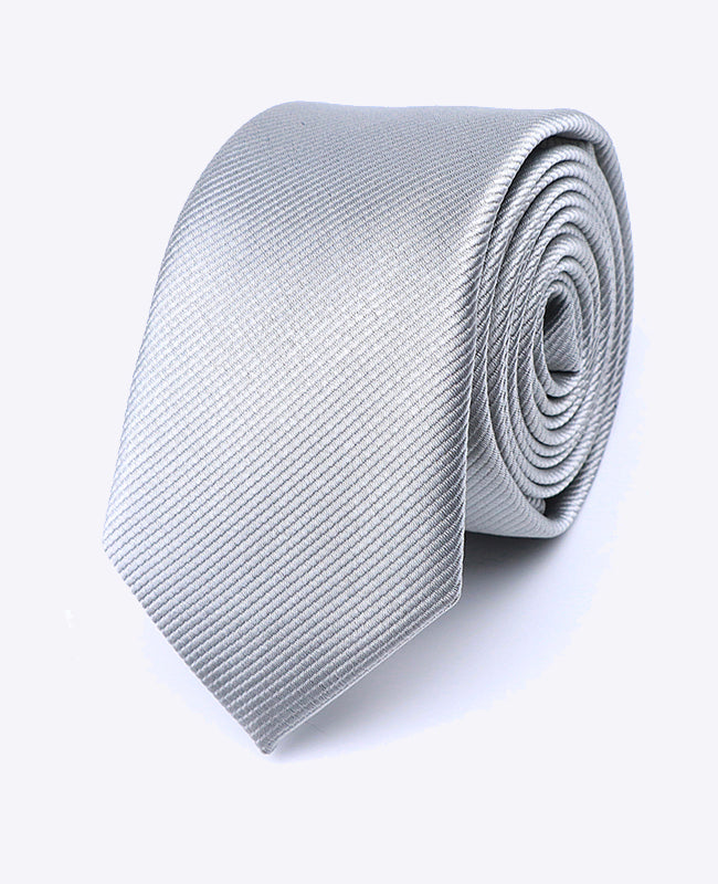 Krawatte Grau Nr. 2 Herren Polyester | Lucien - Unipap's