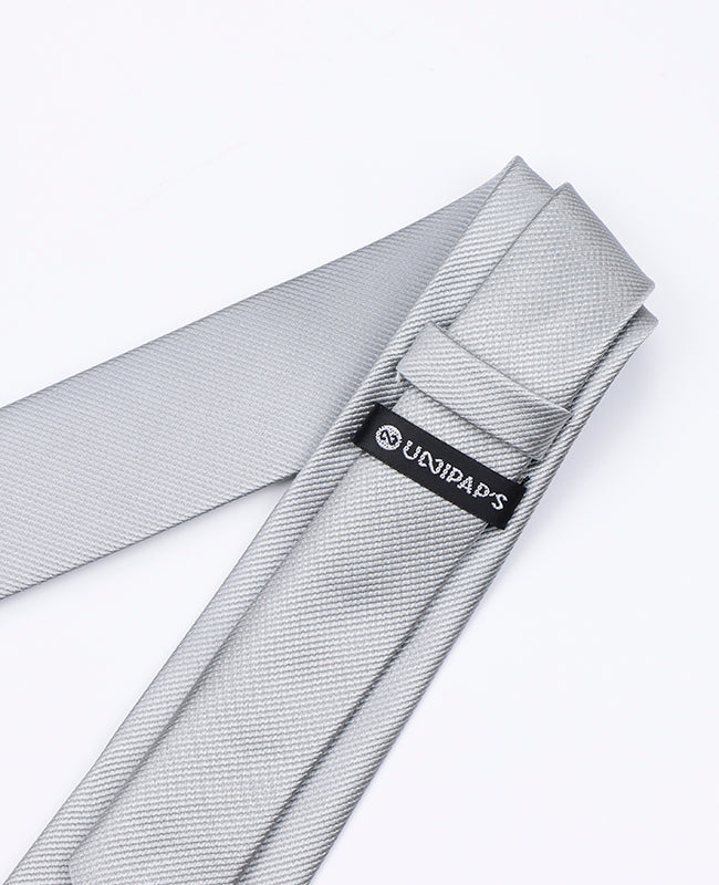 Krawatte Grau Nr. 2 Herren Polyester | Lucien - Unipap's