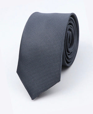 Krawatte Grau n°2 Herren aus Polyester | Martin - Unipap's
