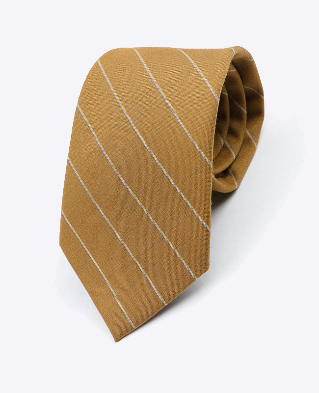 Krawatte Gelb Herren aus Polyester | Gaston - Unipap's