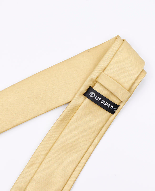 Krawatte Gelb Nr. 2 Herren aus Polyester | Anatole - Unipap's