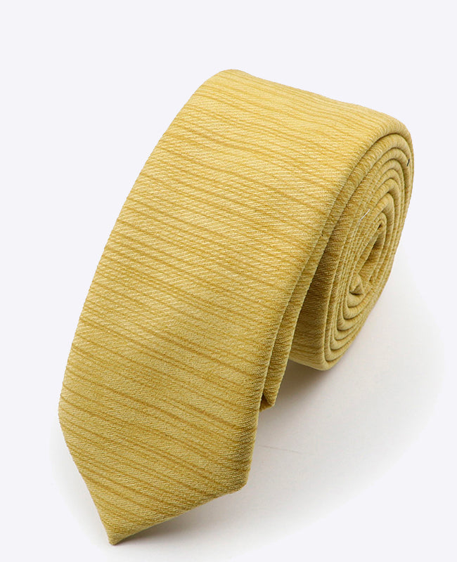 Krawatte Gelb Nr. 1 Herren aus Polyester | Augustin - Unipap's