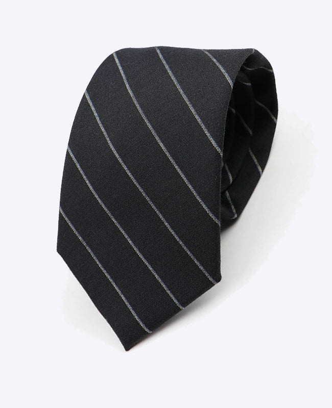 Krawatte Schwarz Nr. 1 Herren aus Polyester | Gaston - Unipap's