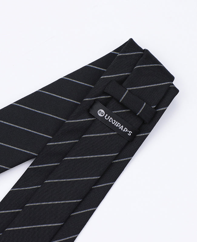 Krawatte Schwarz Nr. 1 Herren aus Polyester | Gaston - Unipap's