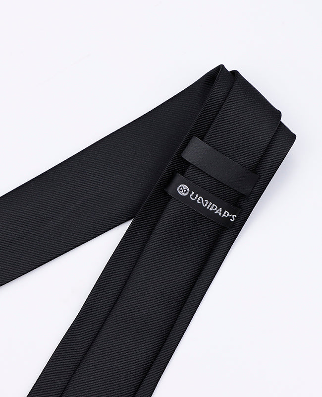 Krawatte Schwarz Herren aus Polyester | Lucien - Unipap's