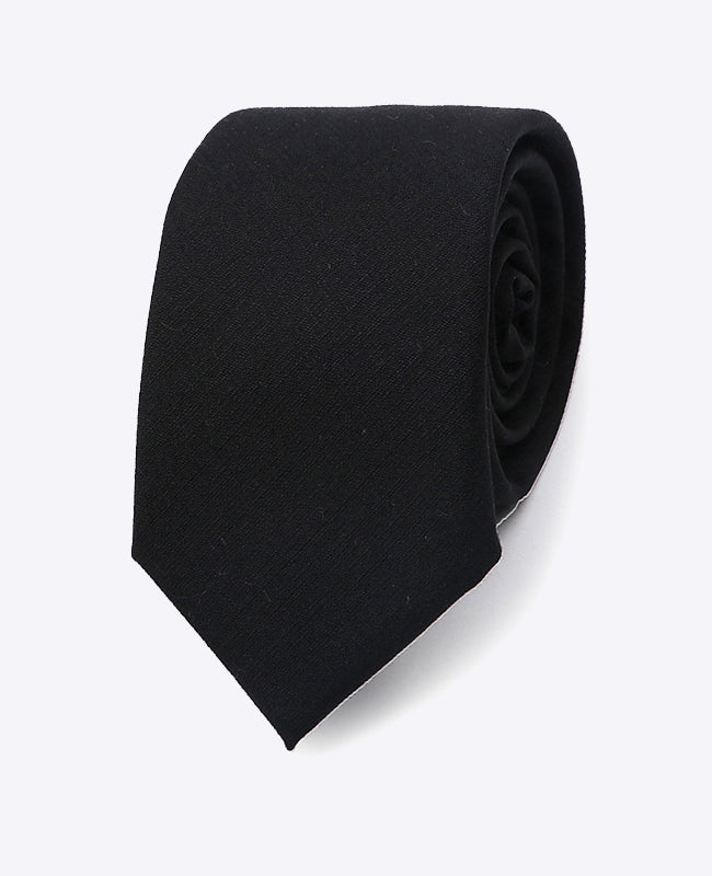 Krawatte Schwarz Herren Polyester | Octave - Unipap's
