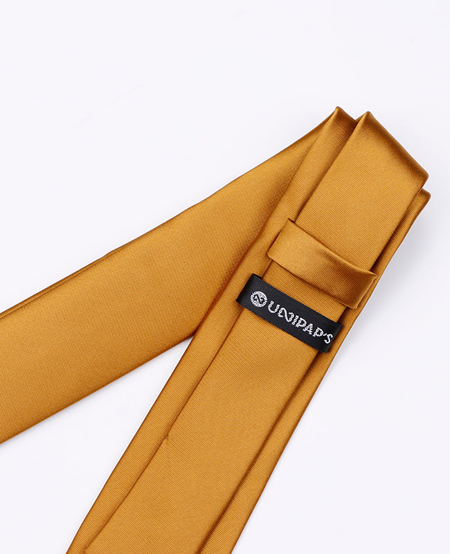 Krawatte Gold Nr. 1 Herren aus Polyester | Jules - Unipap's