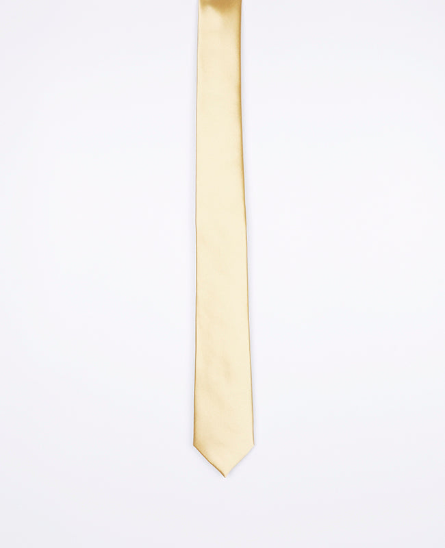 Krawatte Gold n°2 Herren Polyester | Jules - Unipap's
