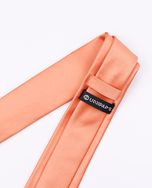 Krawatte Orange Nr. 1 Herren aus Polyester 