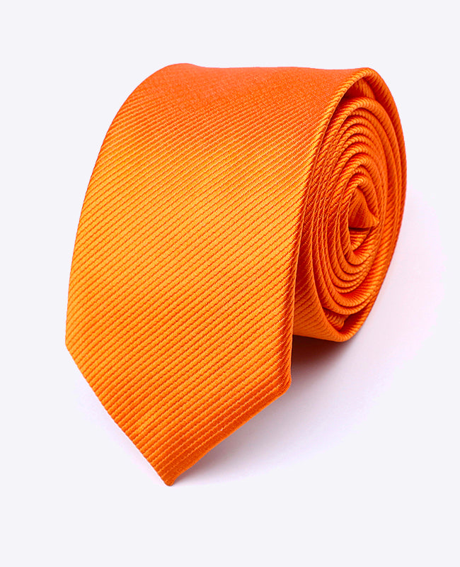 Krawatte Orange Herren Polyester | Lucien - Unipap's