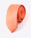 Krawatte Orange Nr. 2 Herren aus Polyester «Anatole»