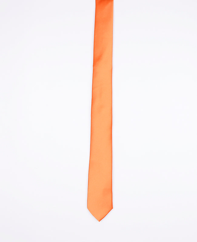 Krawatte Orange Nr. 2 Herren aus Polyester 