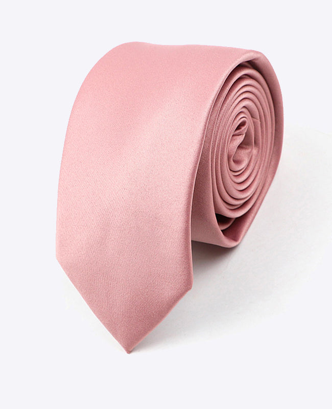 Krawatte Rosa Nr. 4 Herren aus Polyester | Anatole - Unipap's