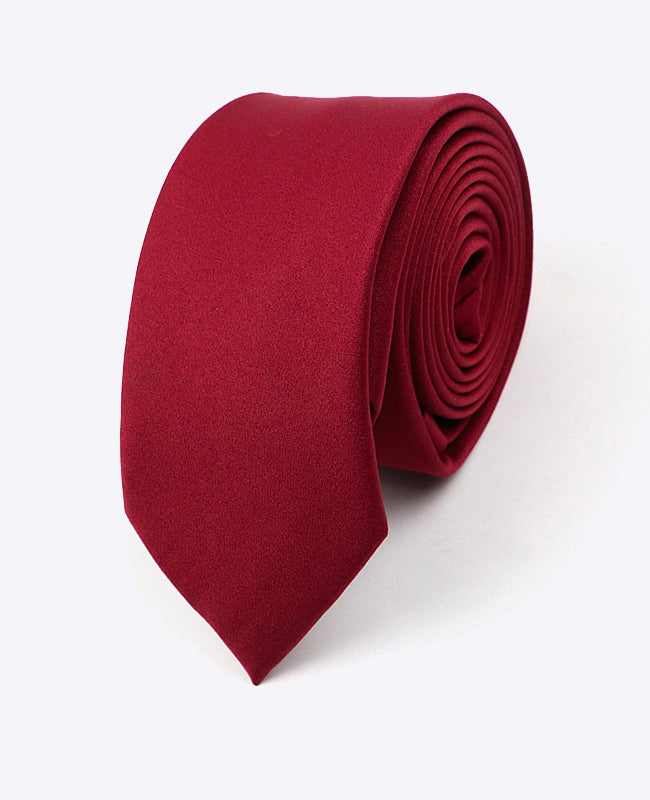Krawatte Rot n°1 Herren Polyester | Anatole - Unipap's