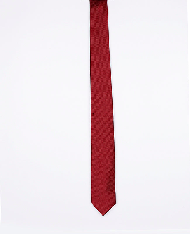 Krawatte Rot n°1 Herren aus Polyester | Lucien - Unipap's
