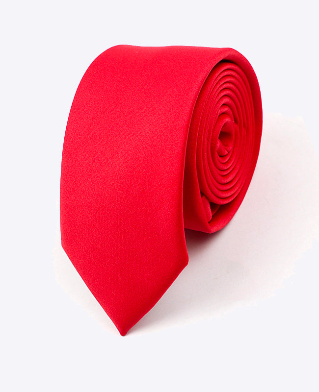 Krawatte Rot n°2 Herren Polyester | Anatole - Unipap's