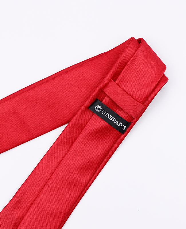 Krawatte Rot n°2 Herren Polyester | Anatole - Unipap's